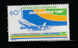 Gabon C193 Set MNH Plane