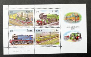 Ireland, 1984, 150th Anniversary of Irish Railways, MNH M\Sheet