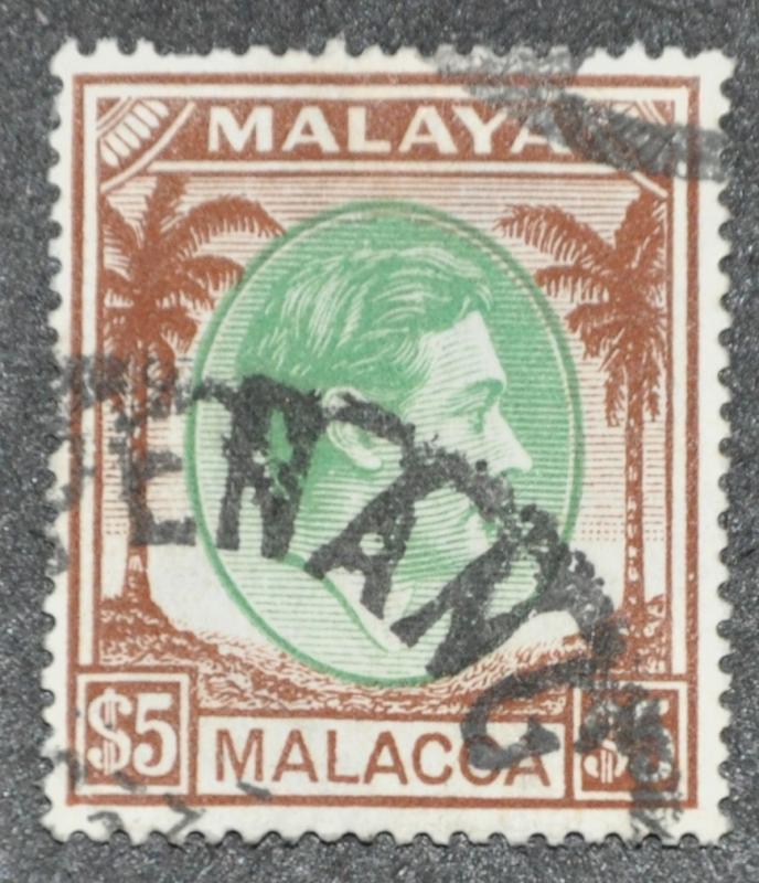 DYNAMITE Stamps: Malaya Malacca Scott #17  USED