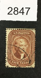 MOMEN: US STAMPS # 28 USED LOT #G 2847