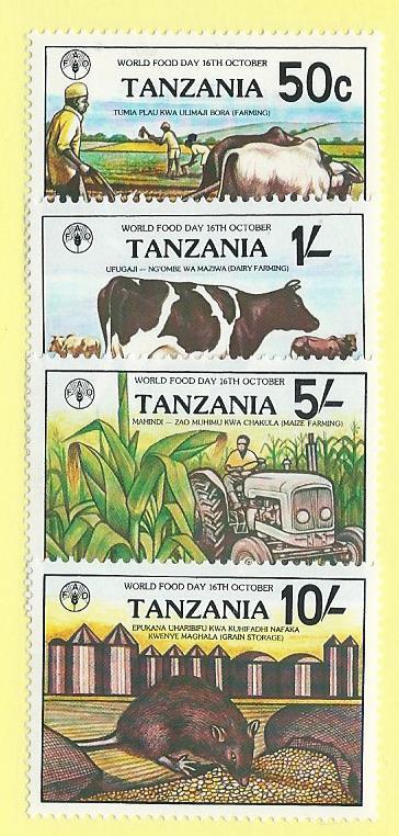 Tanzania #209-210  World Food Day-Complete Set (MNH) CV$3.15