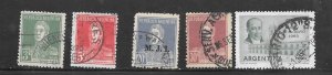 Argentina #(my2) Used 10 Cent Collection / Lot
