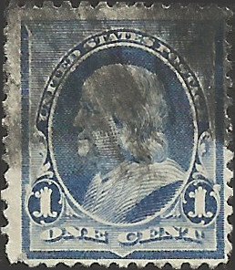 # 219 DULL BLUE USED BEN FRANKLIN SCV-0.75