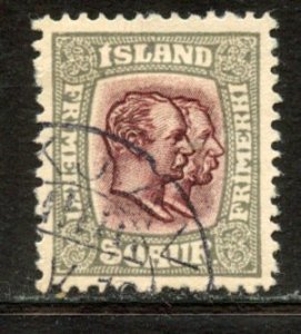 Iceland # 82, Used. CV $ 15.00