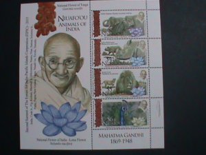 NIUAFOOU-2015-ANIMALS OF INDIA-IN MEMORIAL OF MAHATMA GANDHI-PRESIDENT OF INDIA