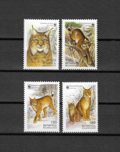 BELARUS 2000 WWF SG 406/9 MNH