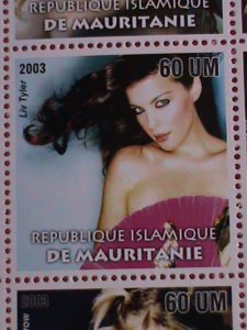 MAURITANIA  STAMP-2003-FAMOUS ACTRESSES-MNH STAMP SHEET -RARE