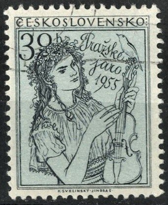 CZECHOSLOVAKIA - #692 - USED - 1955 - CZECH396