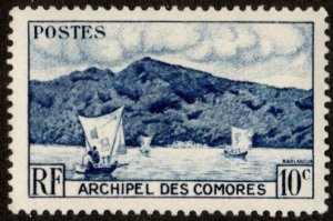 Comoro Islands 30 - Mint-NH - 10c Anjouan Bay (1950)