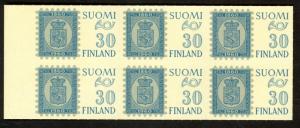 FINLAND 1960 HELSINKI 60 Stamp Exhibit Issue BLOCK OF 6 Sc 367 MNH