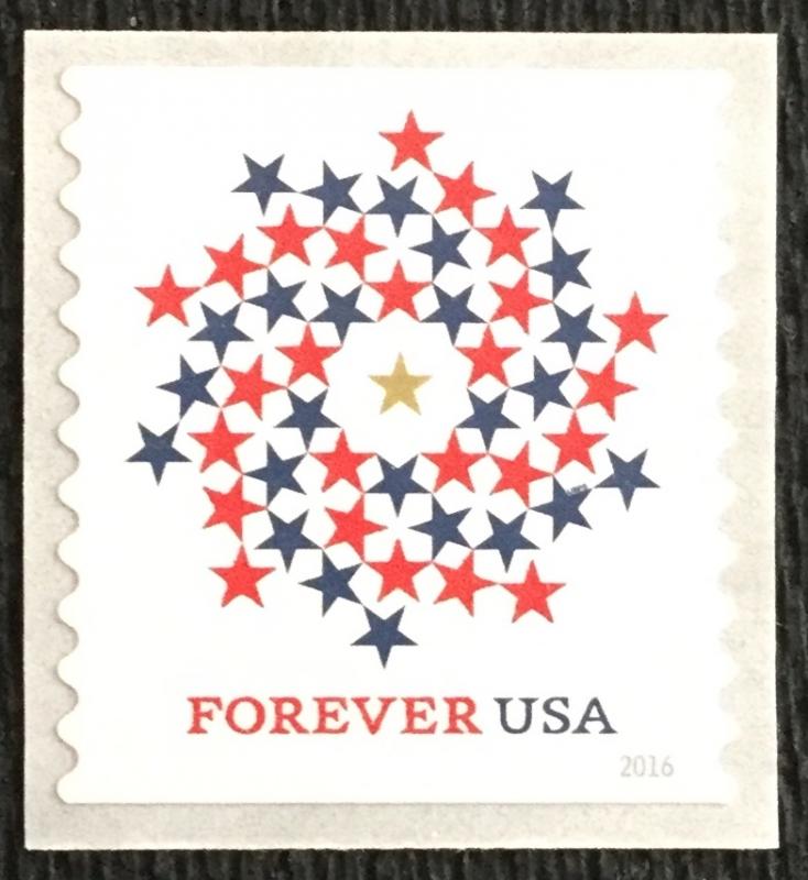US #5130 MNH Coil Single Patriotic Spiral
