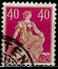 Switzerland 1925: Sc. # 138; Used Single Stamp