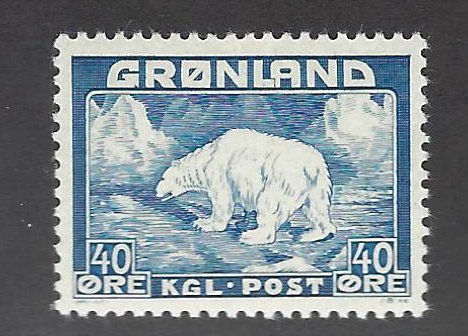 Greenland SCV#8 MNH F- VF SCV$37.00...Popular Country!