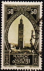 Morocco(French). 1917 50c  S.G.138 Fine Used