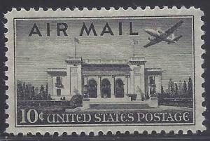 C 34 10c US Air Mail Pan American Building 1947 Mint NH