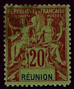 French Reunion SC#43 Used F-VF hr....A World of Stamps!