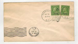 1929 DUAL KANSAS + NEBRASKA  PRECANCELS 658 + 669 ON 1 FDC