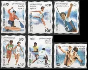 1994 Cambodia 1422-1427 1996 Olympic Games in Atlanta 10,00 €