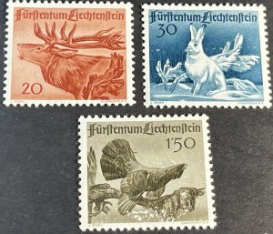 LIECHTENSTEIN # 219-221-MINT/HINGED--COMPLETE SET--1946