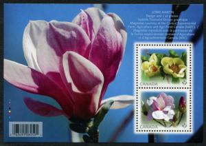 2621 Canada $1.26 Magnolias SS/2, MNH cv $2.50