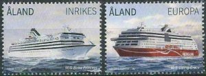 2014   ALAND  -  SG: 400/401  - PASSENGER FERRIES - UNMOUNTED MINT