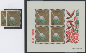 Japan #685 Mint (NH) Souvenir Sheet