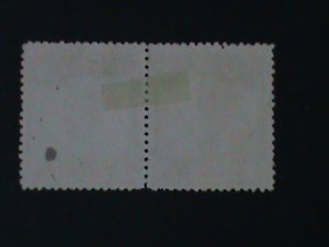 ​CHINA-1913-SC#206-CHINA JUNK- PAIR FANCY CANCEL VF101 YEARS OLD LAST ONE