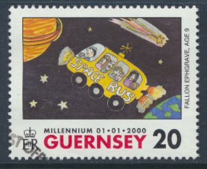 Guernsey  SG 851  SC# 703 Millennium  First Day of issue cancel see scan