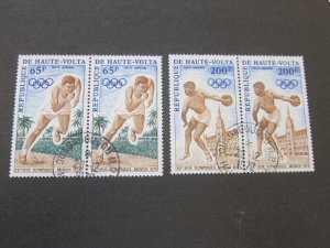 Upper Volta 1972 Sc C102-3 CTO Olympic pair set FU