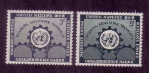 UN Sc# 19 / 20 Technical Assistance MNH set D