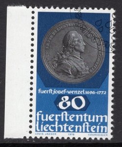 Liechtenstein   #656   cancelled  1978  coins  80rp