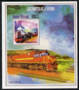 Guinea - Bissau 2013 Steam Locomotives #2 imperf m/sheet ...