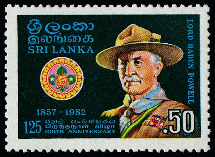 Sri Lanka 639 MNH Scouting Year, Lord Baden Powell