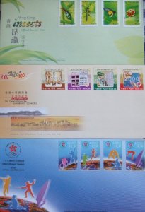 Hong Kong 1992-1999 FDCs/cover/pack/sheet (5 scans)