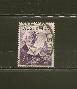 Australia SC#378 George Bass Whaleboat L1 Stamp Used