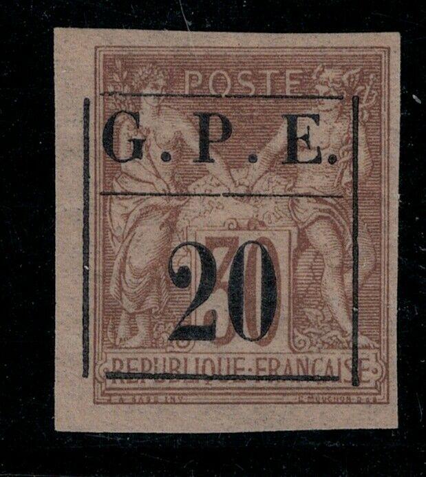 Guadeloupe 1884 SC 1 Mint SCV $73.00