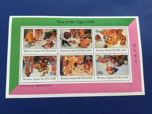 Bernera Island Scotland Year of the Tiger 1998  MNH Stamps Sheet  R45421