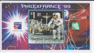 Marshall Islands # 709, Philexfrance 99, Space, Mint NH, 1/2 Cat.