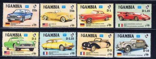 Gambia 620-27 NH 1986 Automobiles Set 