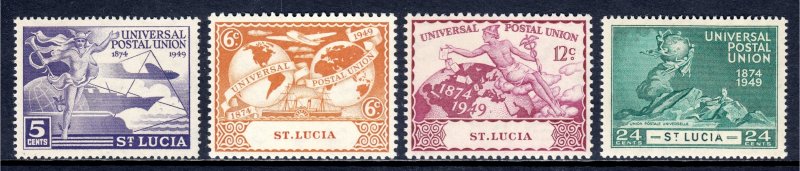 St. Lucia - Scott #131-134 - MNH - SCV $2.55