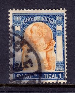 Thailand - Scott #105 - Used - Smeared cancel - SCV $10