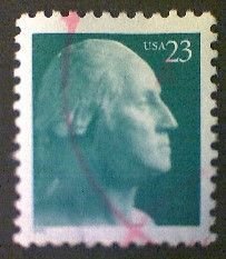 United States, Scott #3616, used(o), 2002, George Washington, 23¢, green