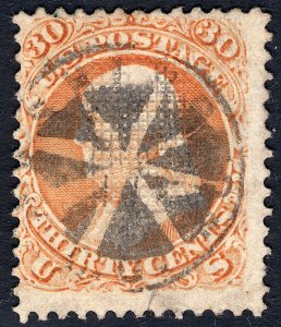 Scott 100, F Grill, Fancy Cancel, CV $1,000