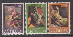 Netherlands Antilles 441-443 Flowers MNH VF