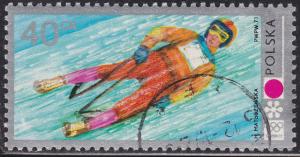 Poland 1871 Olympic Luge, Sapporo '72 40Gr 1972