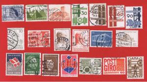 Denmark #446-466  VF used  Various Stamps   Free S/H