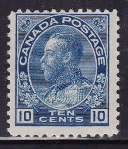 Canada 1922 10cent blue KGV Admiral Fine/VF/Mint(*)