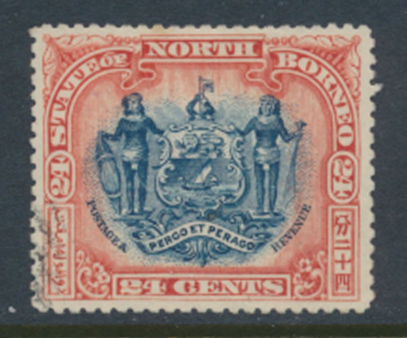 North Borneo SG 111 Used SC#90 perf 13½ x 14  BBRC see details & scans 