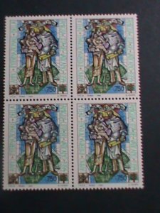 VATICAN 1994 SC#956 INTERNATIONAL YEAR OF THE FAMILY -MNH-BLOCK OF 4 VERY FINE