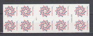 (G) USA #5131a Patriotic Spiral   Full Booklet of 10 stamps MNH